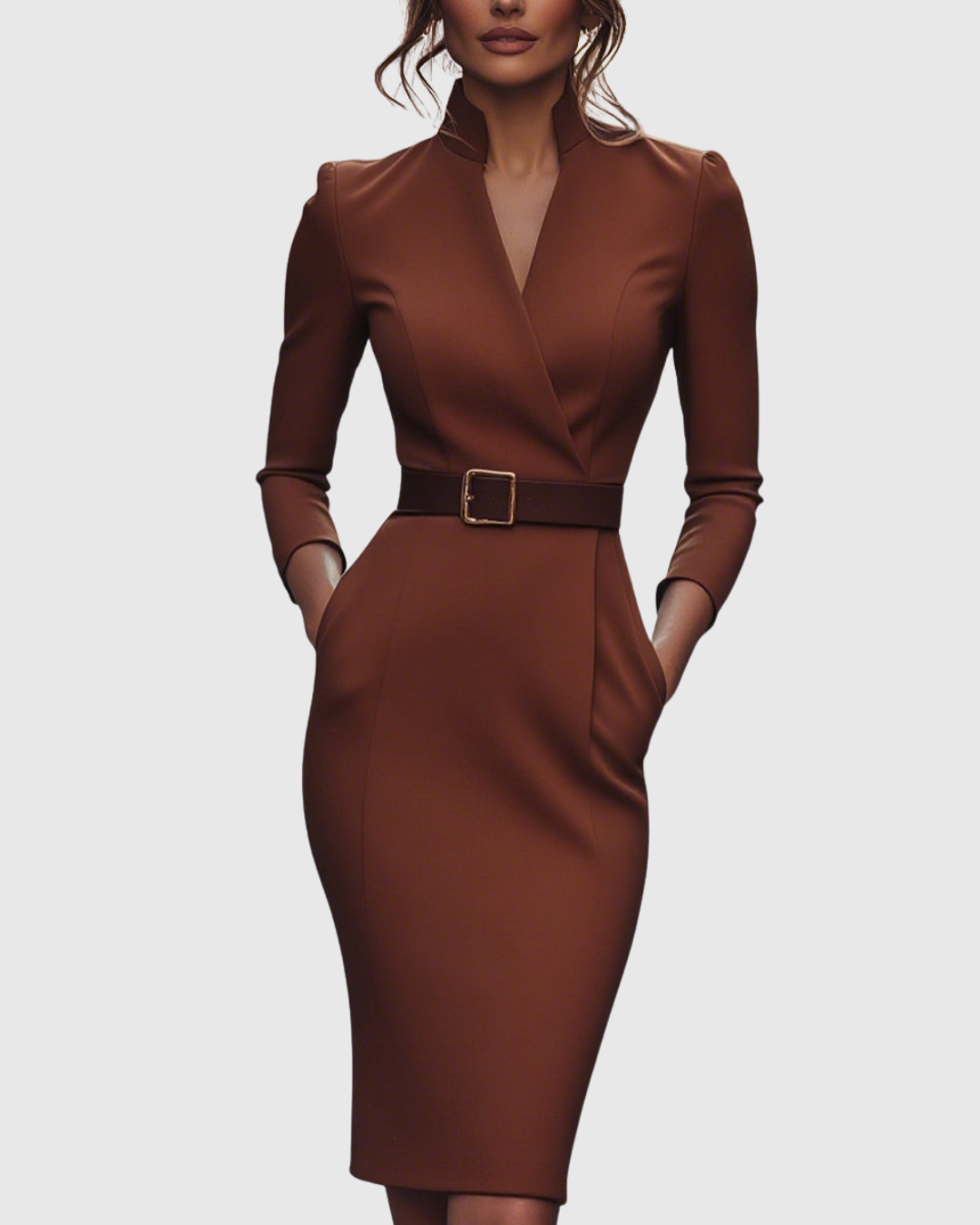 Fleur | Elegante midi-jurk met flatterende pasvorm