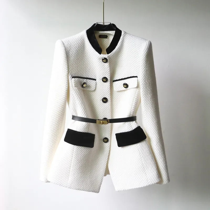 Beatrice Wollen Jas | Tijdloze Elegantie