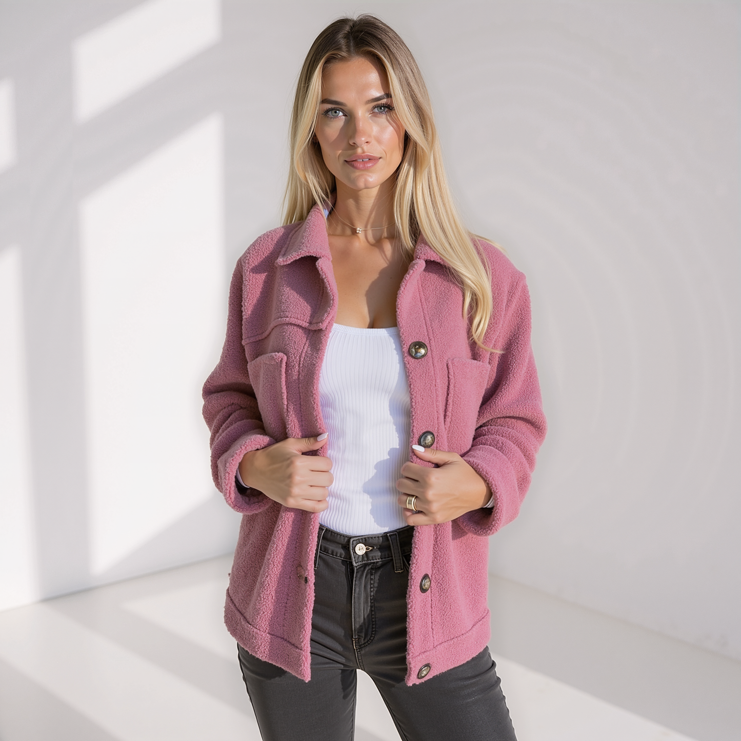 Mila | De fleece herfstjas die je warmte én zelfvertrouwen geeft