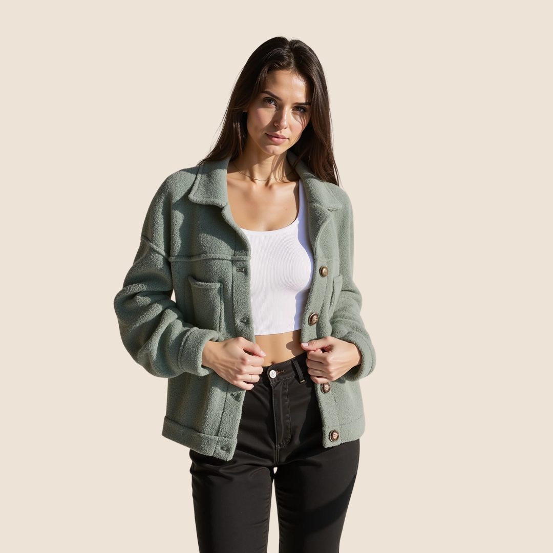 Mila | De fleece herfstjas die je warmte én zelfvertrouwen geeft