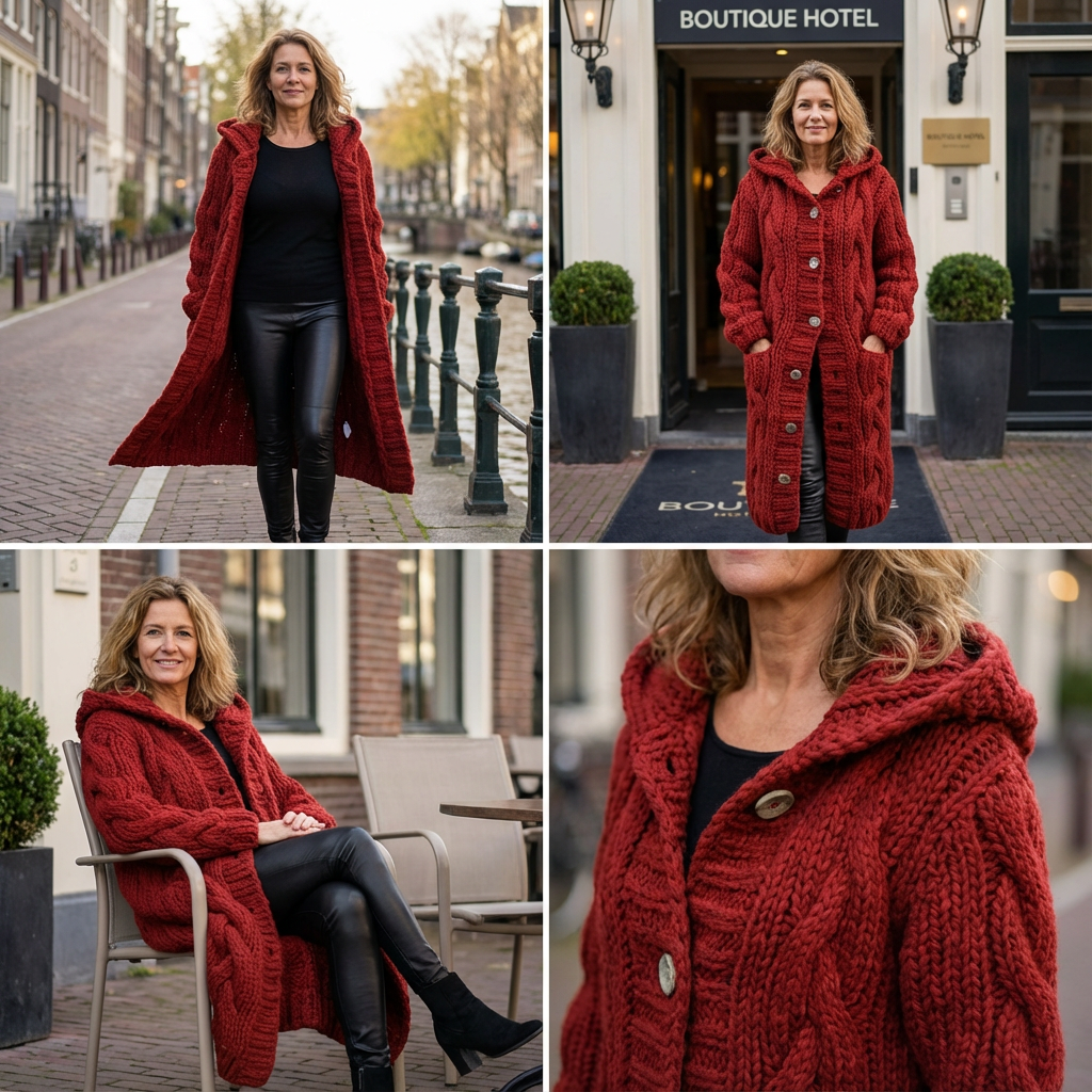 Eveline | Warm & elegant kabel-jasvest